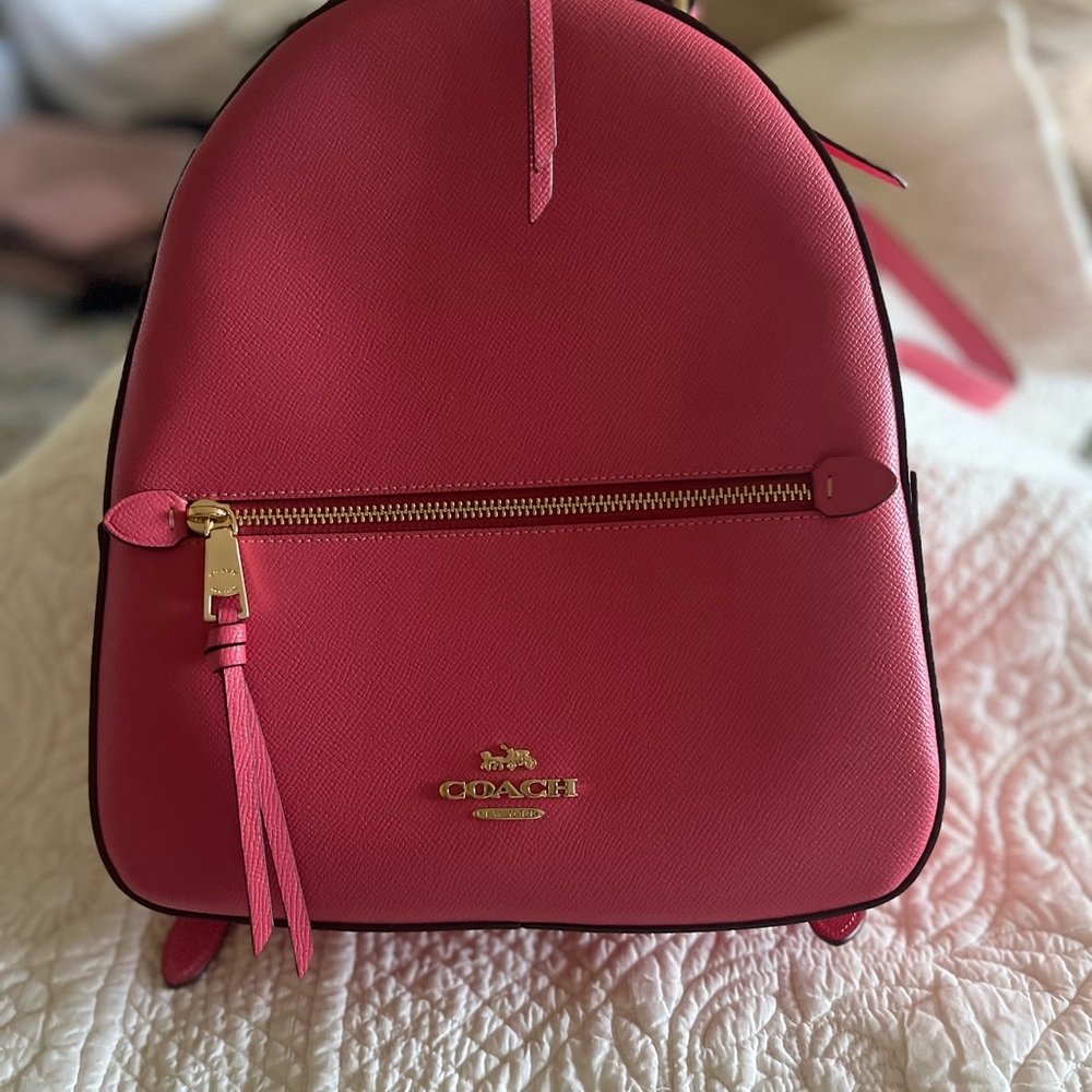 F76624 Coach Jordyn Backpack Rosado